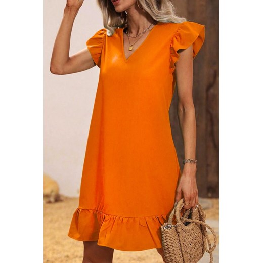 Sukienka LOTIANA ORANGE XXL/XXXL wyprzedaż Ivet Shop