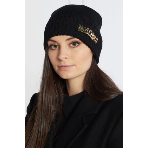 Moschino Wełniana czapka Moschino One Size Gomez Fashion Store