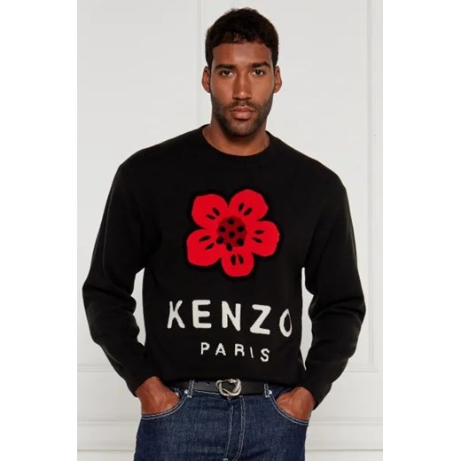 Kenzo Wełniany sweter BOKE FLOWER | Relaxed fit Kenzo S Gomez Fashion Store
