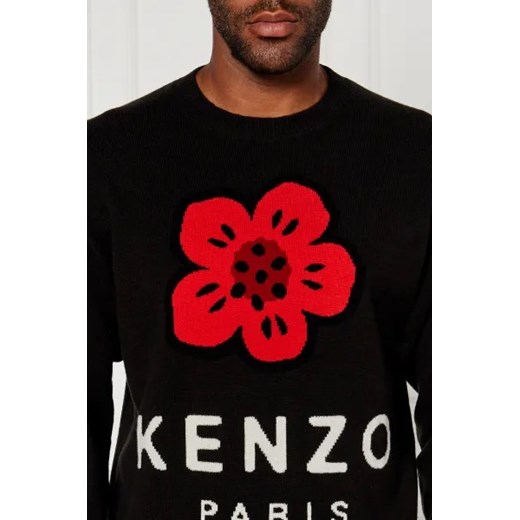 Kenzo Wełniany sweter BOKE FLOWER | Relaxed fit Kenzo XL Gomez Fashion Store