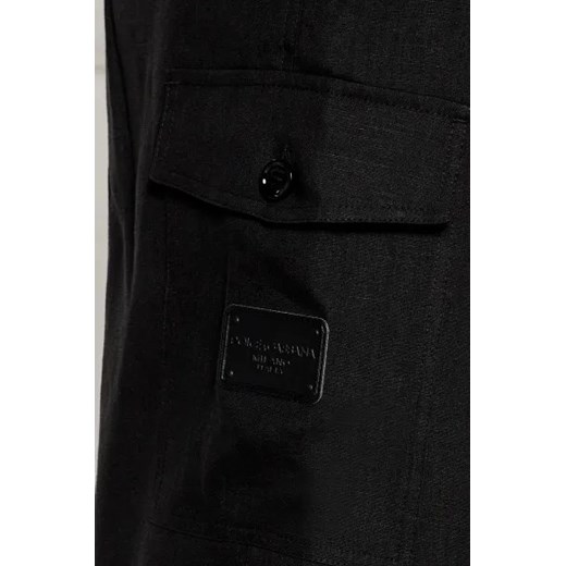 Dolce & Gabbana Lniane szorty | Regular Fit Dolce & Gabbana 52 Gomez Fashion Store