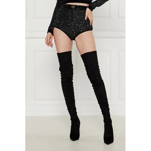 Elisabetta Franchi Szorty | Slim Fit | z dodatkiem wełny ze sklepu Gomez Fashion Store w kategorii Podkolanówki - zdjęcie 174505490