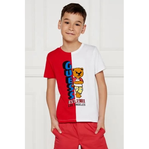 Guess T-shirt | Regular Fit ze sklepu Gomez Fashion Store w kategorii T-shirty chłopięce - zdjęcie 174505614