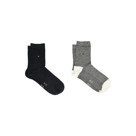 Tommy Hilfiger Skarpety 2-pack RIB MOULINE Tommy Hilfiger 35-38 okazja Gomez Fashion Store