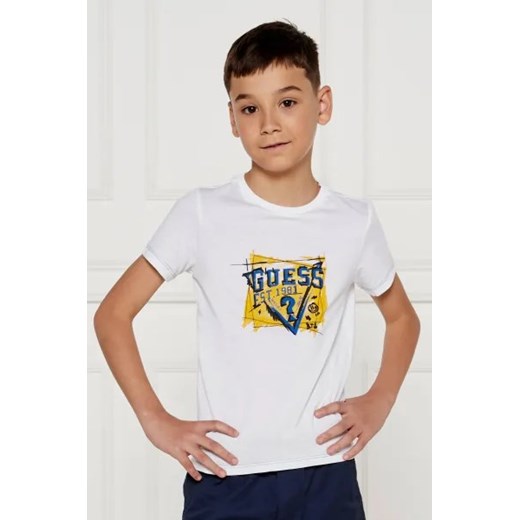 Guess T-shirt | Regular Fit ze sklepu Gomez Fashion Store w kategorii T-shirty chłopięce - zdjęcie 174505710