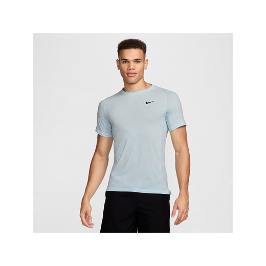Męska koszulka z krótkim rękawem do fitnessu Dri-FIT Nike Flex Rep - Niebieski Nike S Nike poland