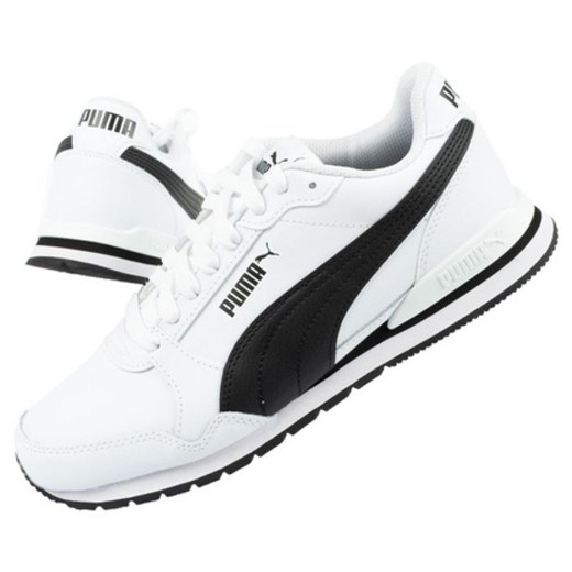 Buty sportowe Puma St Runner v3 384855 09 białe ze sklepu ButyModne.pl w kategorii Buty sportowe męskie - zdjęcie 174518402