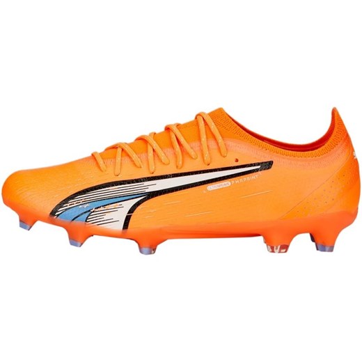 Buty piłkarskie Puma Ultra Ultimate FG/AG M 107163 01 pomarańczowe pomarańcze i czerwienie ze sklepu ButyModne.pl w kategorii Buty sportowe męskie - zdjęcie 174518481