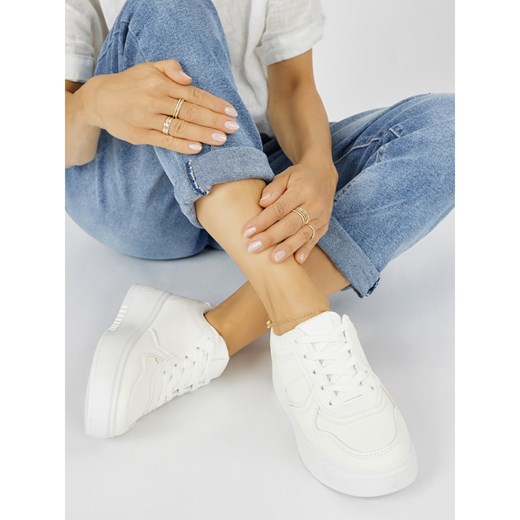 Buty sportowe damskie sneakersy na platformie