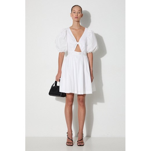 Rotate sukienka kolor biały mini rozkloszowana Rotate 34 promocja PRM