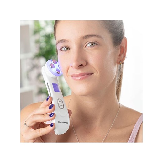 InnovaGoods Masażer w kolorze białym do twarzy - 5 x 17 x 5 cm ze sklepu Limango Polska w kategorii Suszarki i prostownice - zdjęcie 174542084