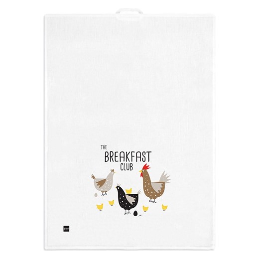 ppd Ściereczka &quot;Breakfast Club&quot; w kolorze białym do naczyń - 70 x 50 cm ze sklepu Limango Polska w kategorii Ścierki kuchenne - zdjęcie 174542512