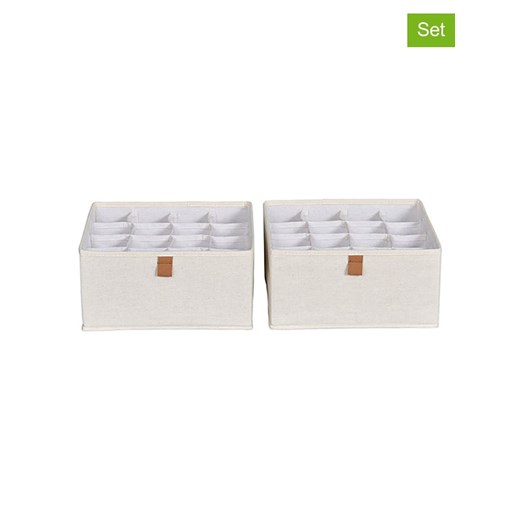 STORE IT Organizery (2 szt.) w kolorze kremowym - 30 x 15 x 30 cm ze sklepu Limango Polska w kategorii Organizery - zdjęcie 174542801