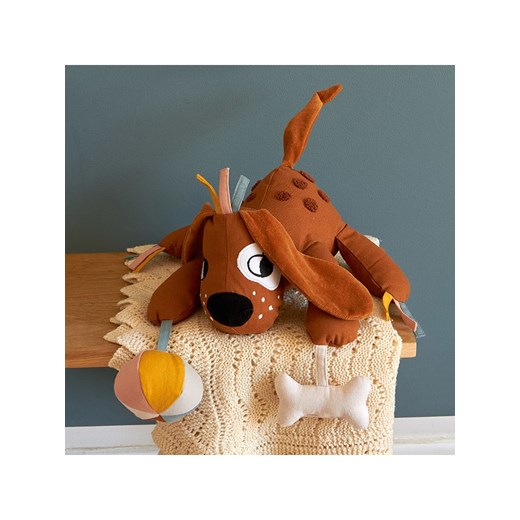 roommate Maskotka &quot;Dog&quot; w kolorze brązowym - 0+ - dł. 35 cm Roommate onesize wyprzedaż Limango Polska
