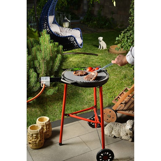 FLORIANE GARDEN Grill BBQ w kolorze czarnym - wys. 84 x Ø 45 cm ze sklepu Limango Polska w kategorii Pozostałe wyposażenie ogrodowe - zdjęcie 174545083