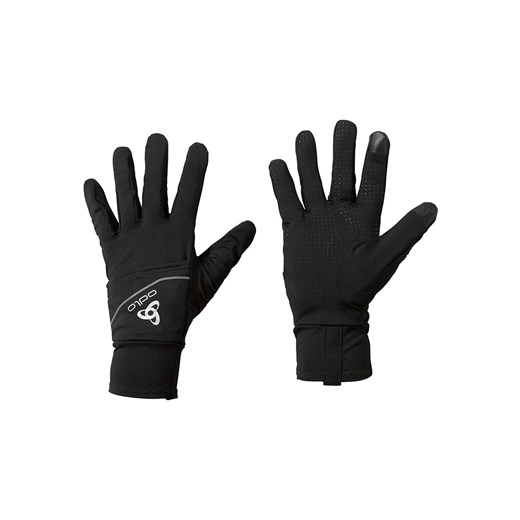 Odlo Rękawiczki funkcyjne &quot;Intensity Cover Safety Light&quot; w kolorze czarnym ze sklepu Limango Polska w kategorii Rękawiczki dziecięce - zdjęcie 174545914