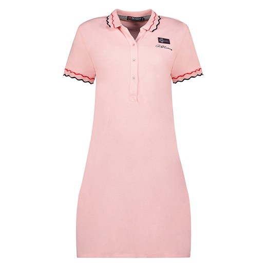 Geographical Norway Sukienka polo &quot;Jamaela&quot; w kolorze jasnoróżowym ze sklepu Limango Polska w kategorii Sukienki - zdjęcie 174547320