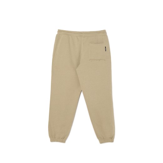 Cropp - Beżowe dresowe joggery - beżowy Cropp L Cropp