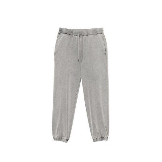 Cropp - Szare jeansowe joggery - jasny szary Cropp XL Cropp