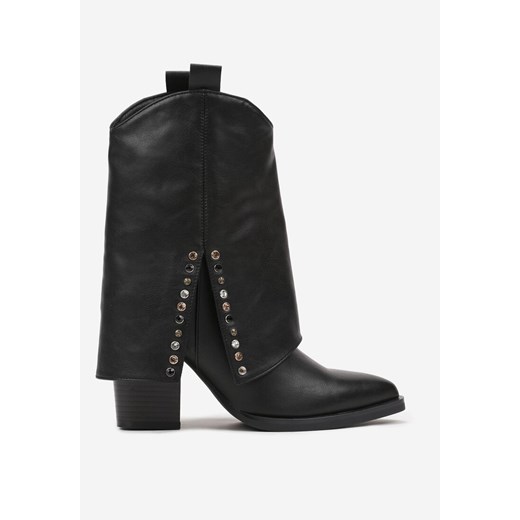 Botki Born2be na zimę na obcasie eleganckie 