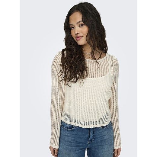 Sweter damski ONLY casual z okrągłym dekoltem
