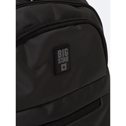 Plecak unisex sportowy czarny Emiliano 907 ze sklepu Big Star w kategorii Plecaki - zdjęcie 174553623