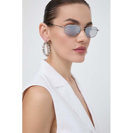 AllSaints okulary przeciwsłoneczne damskie kolor szary ALS700480155 ze sklepu ANSWEAR.com w kategorii Okulary przeciwsłoneczne damskie - zdjęcie 174556414