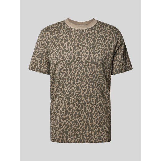 T-shirt ze zwierzęcym nadrukiem model ‘Curtis’ ze sklepu Peek&Cloppenburg  w kategorii T-shirty męskie - zdjęcie 174557181