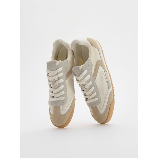 Reserved - Sneakersy z łączonych materiałów - wielobarwny Reserved 42 Reserved