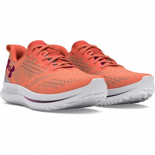 Damskie buty do biegania Under Armour UA W Velociti 4 - pomarańczowe ze sklepu Sportstylestory.com w kategorii Buty sportowe damskie - zdjęcie 174562161
