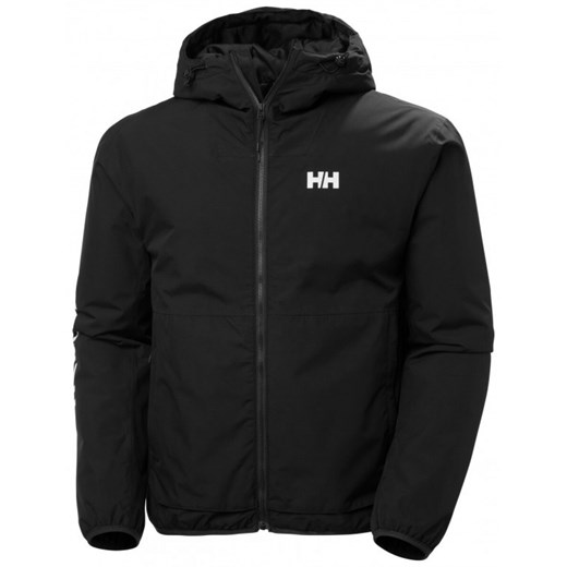 Męska kurtka przejściowa Helly Hansen Ervik Insulated Rain Jacket - czarna ze sklepu Sportstylestory.com w kategorii Kurtki męskie - zdjęcie 174562420