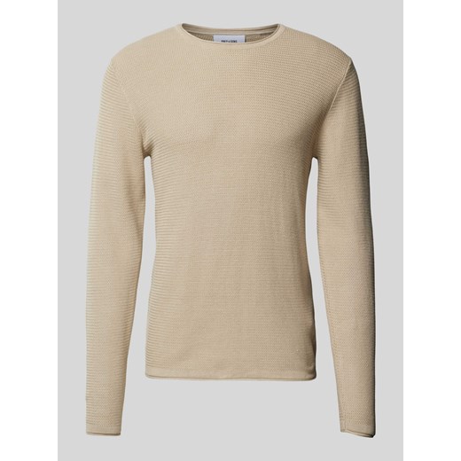 Sweter z dzianiny z okrągłym dekoltem model ‘ERIC’ ze sklepu Peek&Cloppenburg  w kategorii Swetry męskie - zdjęcie 174562970