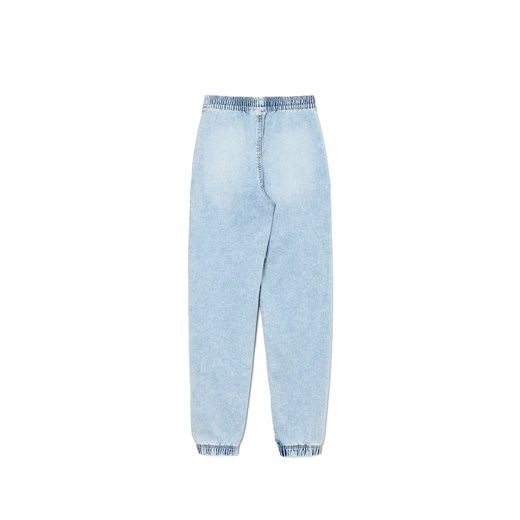 Cropp - Jasne jeansowe joggery - błękitny Cropp 36 Cropp
