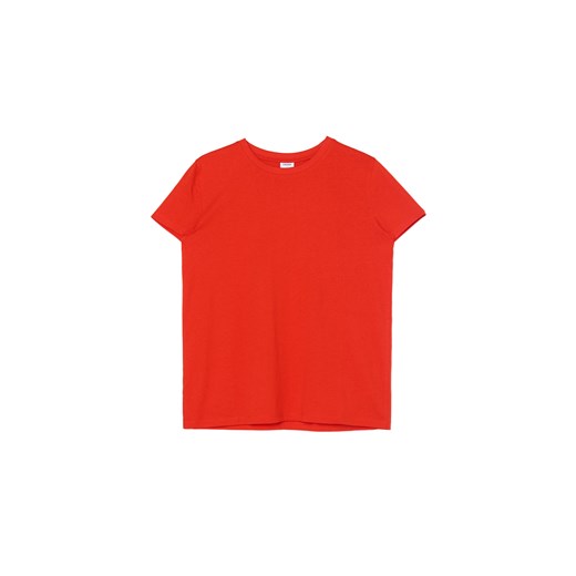 Cropp - Czerwony T-shirt - czerwony ze sklepu Cropp w kategorii Bluzki damskie - zdjęcie 174563301