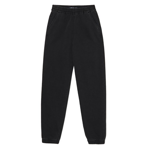 Cropp - Czarne jeansowe joggery - czarny Cropp 42 Cropp