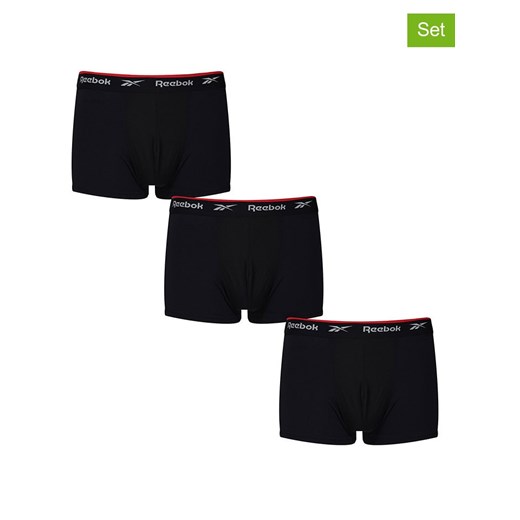 Reebok Bokserki (3 pary) &quot;Redgrave&quot; w kolorze czarnym ze sklepu Limango Polska w kategorii Majtki męskie - zdjęcie 174564801