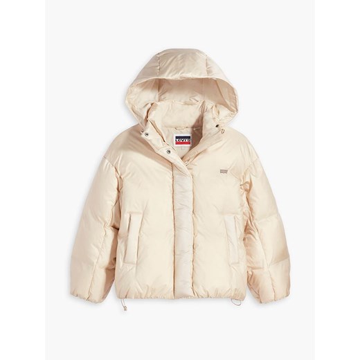 Levi's kurtka damska beżowa krótka z kapturem 