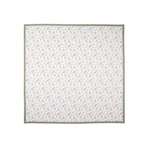 Clayre &amp; Eef Obrus w kolorze biało-oliwkowym - 100 x 100 cm ze sklepu Limango Polska w kategorii Obrusy i bieżniki - zdjęcie 174565593