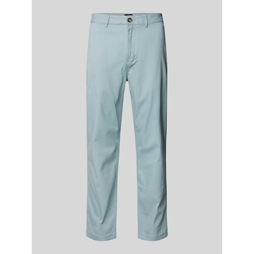 Chinosy o kroju regular tapered fit ze szlufkami na pasek model ‘Drift’ ze sklepu Peek&Cloppenburg  w kategorii Spodnie męskie - zdjęcie 174572721