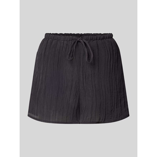 Szorty o kroju regular fit z efektem marszczenia ze sklepu Peek&Cloppenburg  w kategorii Szorty - zdjęcie 174572724