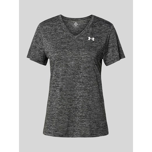 T-shirt z dekoltem w serek model ‘Tech’ ze sklepu Peek&Cloppenburg  w kategorii Bluzki damskie - zdjęcie 174572982