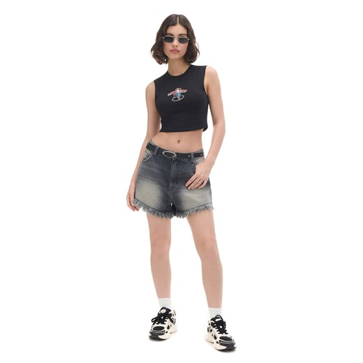 Cropp - Crop top Betty Boop - czarny ze sklepu Cropp w kategorii Bluzki damskie - zdjęcie 174575631