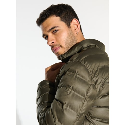 Sinsay - Kurtka pikowana - khaki Sinsay L Sinsay