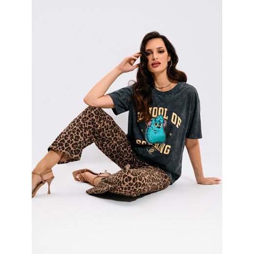 Sinsay - Koszulka Potwory i Spółka - szary Sinsay S Sinsay