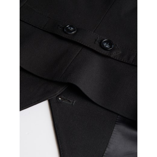 Reserved - Kamizelka z dodatkiem wiskozy - czarny Reserved XL Reserved