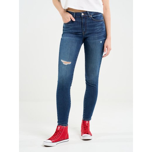 Jeansy damskie push up z wysokim stanem niebieskie Melinda High Waist 521 ze sklepu Big Star w kategorii Jeansy damskie - zdjęcie 174581741