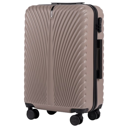 Walizka Średnia WINGS SWAN 24" BEIGE ze sklepu WINGS w kategorii Walizki - zdjęcie 174583210