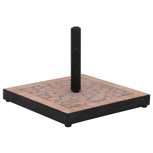 Zdobiona ceramiczna podstawa do parasola terakota F0-S08 ze sklepu Edinos.pl w kategorii Parasole ogrodowe - zdjęcie 174584712