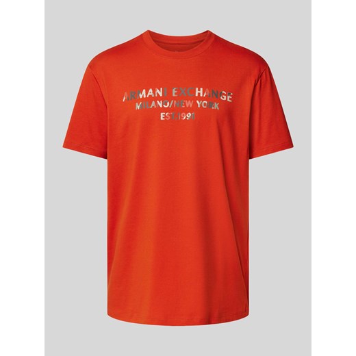 T-shirt z nadrukiem z logo ze sklepu Peek&Cloppenburg  w kategorii T-shirty męskie - zdjęcie 174584864
