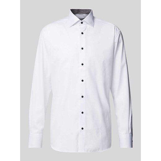 Koszula biznesowa o kroju Modern Fit z kołnierzykiem typu kent ze sklepu Peek&Cloppenburg  w kategorii Koszule męskie - zdjęcie 174585042